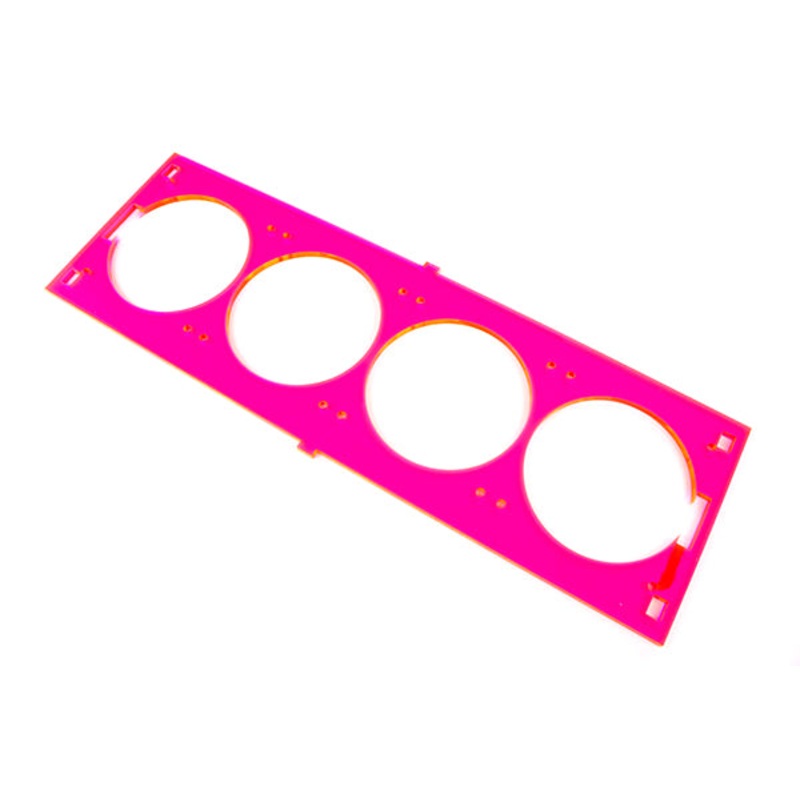 PrimoChill Wet Bench  480 (4x 120mm) – UV Red/Pink