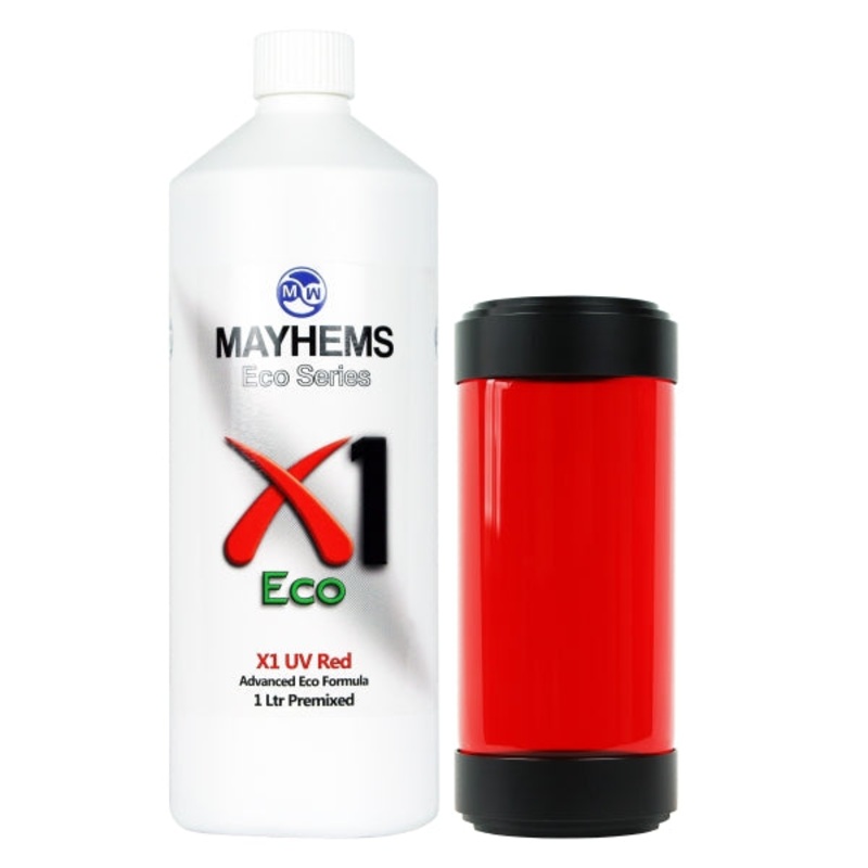 Mayhem’s X1 Coolant – 1 Liter – UV Red