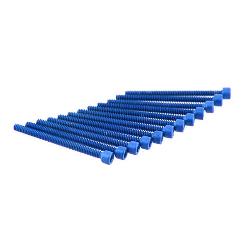 ModMyToys Socket Head Cap Screw 6-32 x 1.75 – Blue – Pack of 12