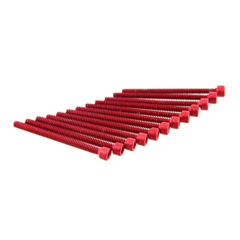 ModMyToys Socket Head Cap Screw 6-32 x 1.75 – Red – Pack of 12