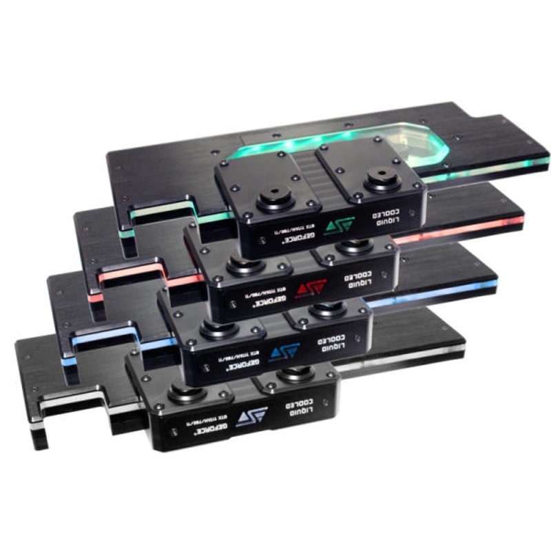 Swiftech KOMODO-NV Full-Cover Water Block for GTX TITAN – LED Luxury Edition