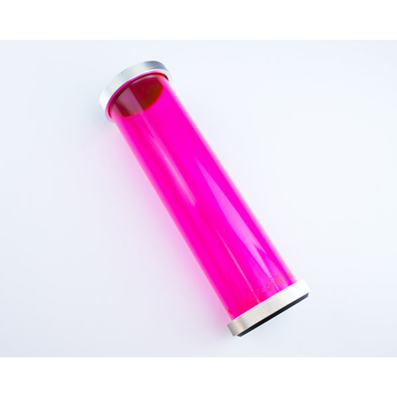PrimoChill CTR Compression Tube Reservoir System Phase 2 – 240mm UV Red/Pink