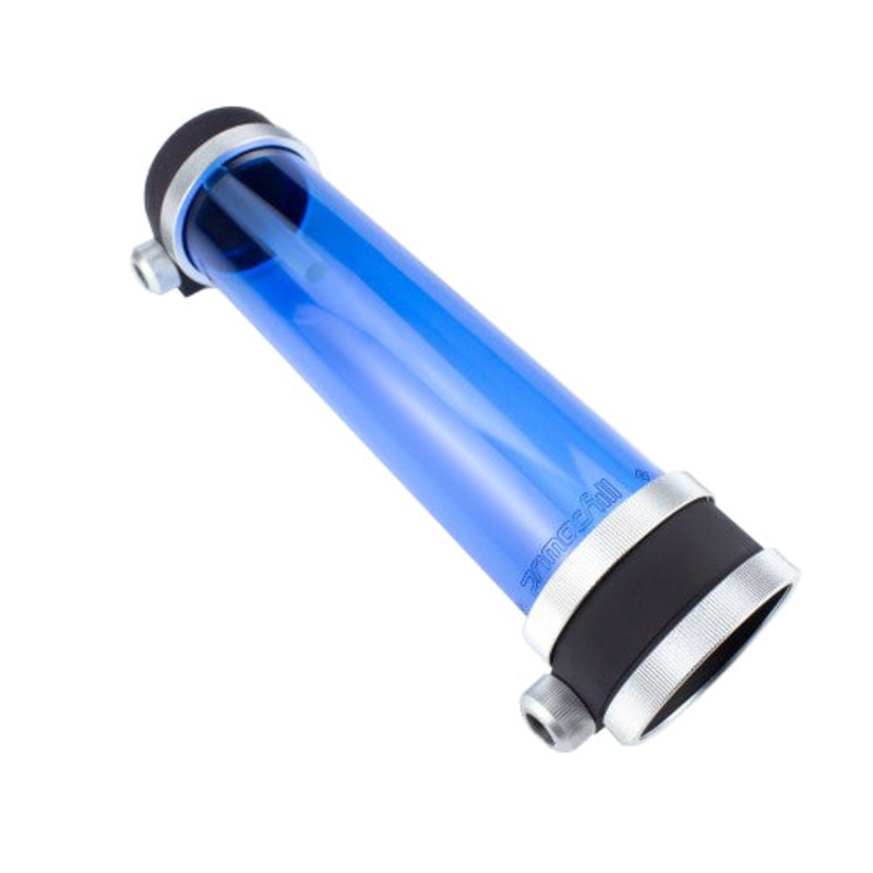 PrimoChill CTR Compression Tube Reservoir System Phase 2 D5 Enabled – 240mm Blue
