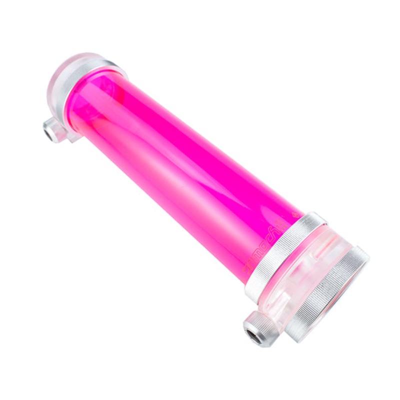 PrimoChill CTR Compression Tube Reservoir System Phase 2 D5 Enabled PMMA – 240mm UV Red/Pink