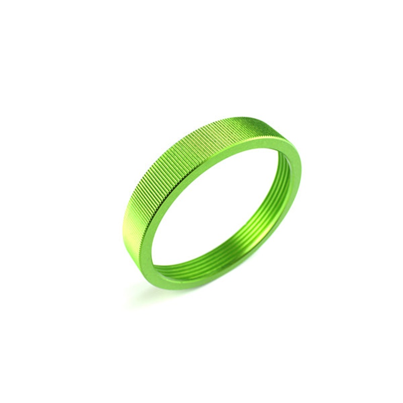 Primochill CTR Phase II Aluminum Ring – Straight Knurl – Green