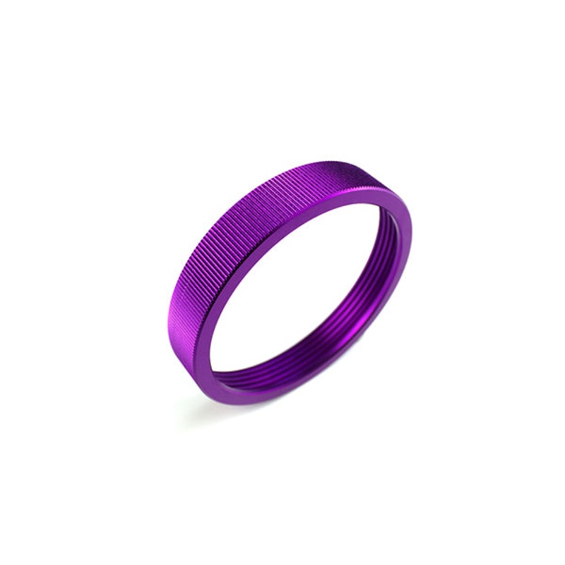 Primochill CTR Phase II Aluminum Ring – Straight Knurl – Purple