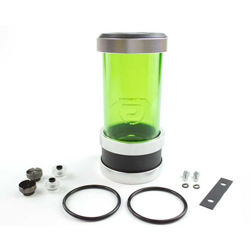 PrimoChill CTR SFF Compression Tube Reservoir System Phase 2 D5 Enabled – 120mm Green