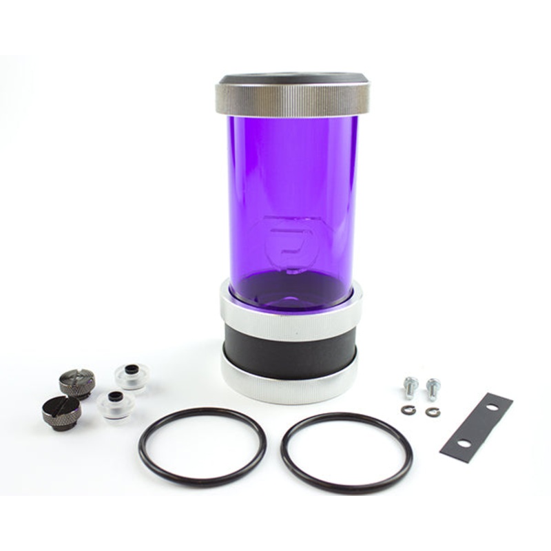 PrimoChill CTR SFF Compression Tube Reservoir System Phase 2 D5 Enabled – 120mm Purple