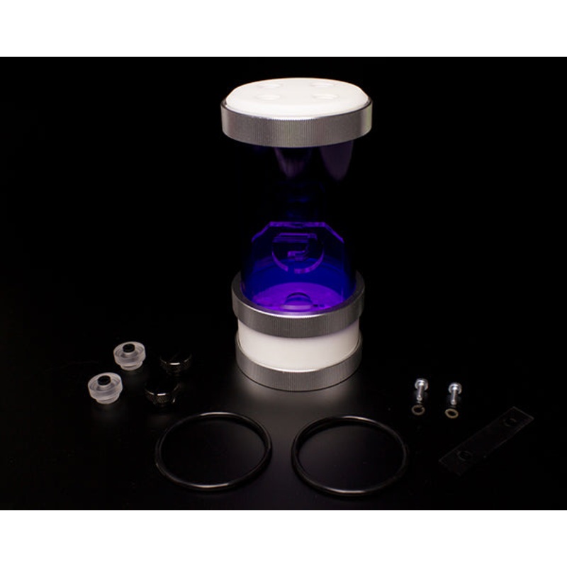 PrimoChill CTR SFF Compression Tube Reservoir System Phase 2 D5 Enabled – White POM- 120mm Purple