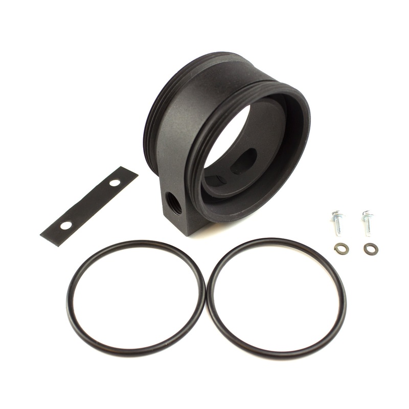 PrimoChill CTR Phase II PassThru Coupler – Black POM