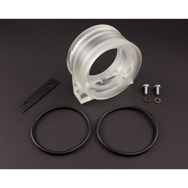 PrimoChill CTR Phase II PassThru Coupler – Clear Acrylic