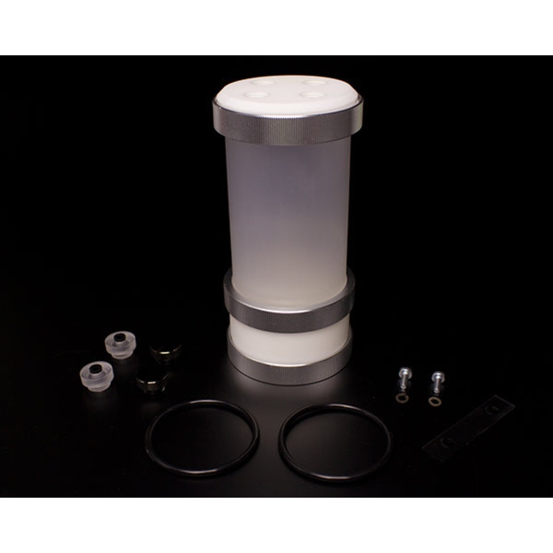 PrimoChill CTR SFF Compression Tube Reservoir System Phase 2 D5 Enabled – White POM- 120mm Frosted