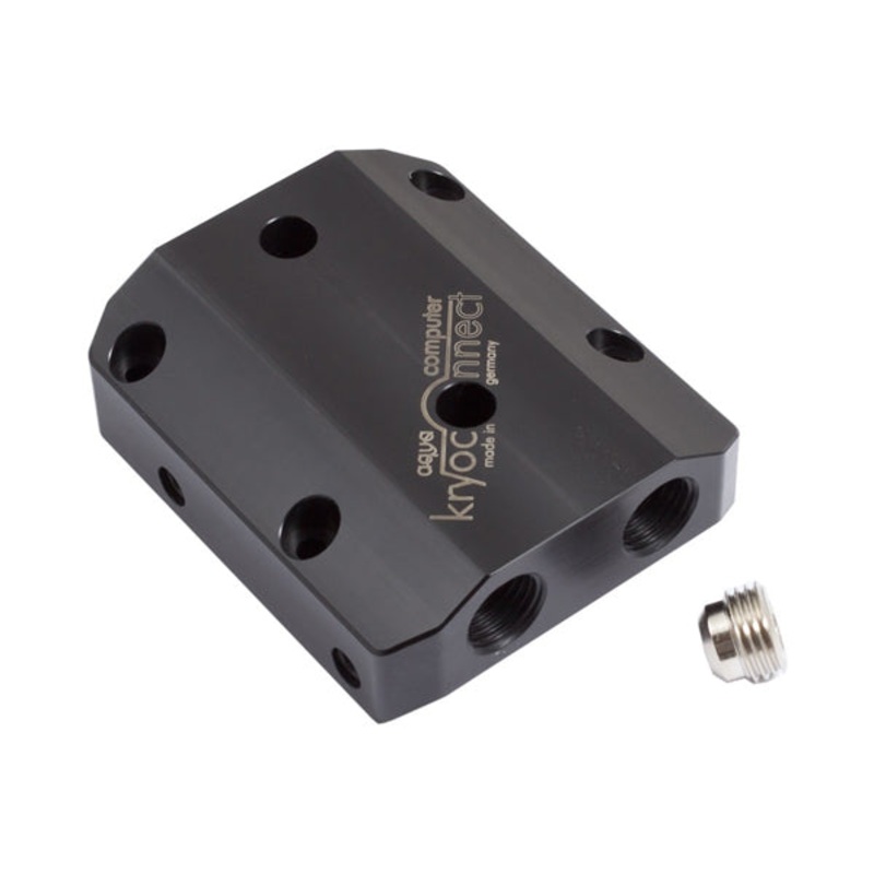 Aquacomputer Kryoconnect Kit for Kryographics with Active Back Plates, Width 3 Slots for 2 Graphics Cards