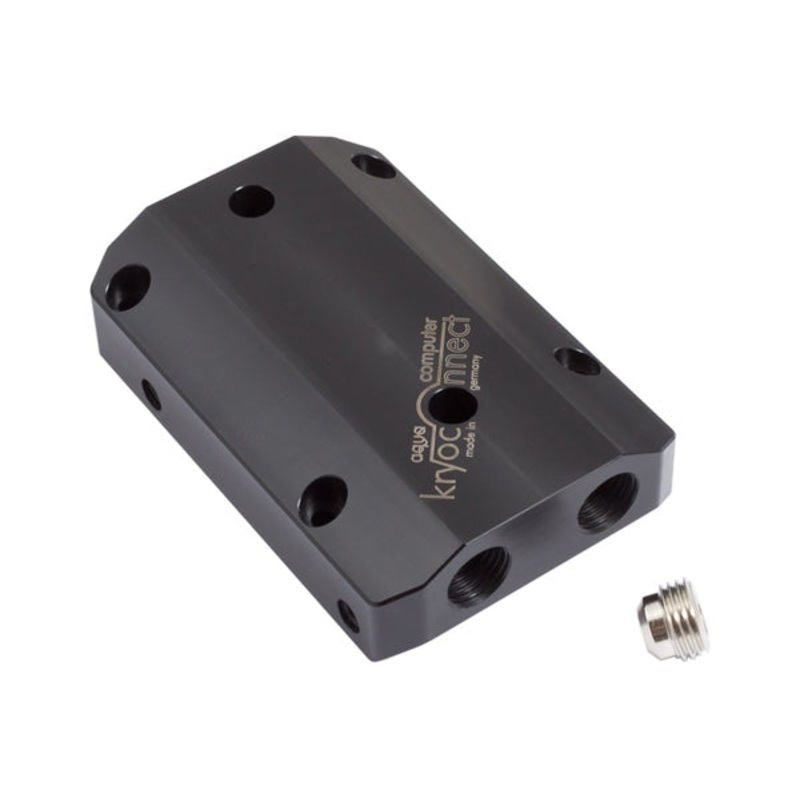 Aquacomputer Kryoconnect Kit for Kryographics with Active Back Plates, Width 4 Slots for 2 Graphics Cards