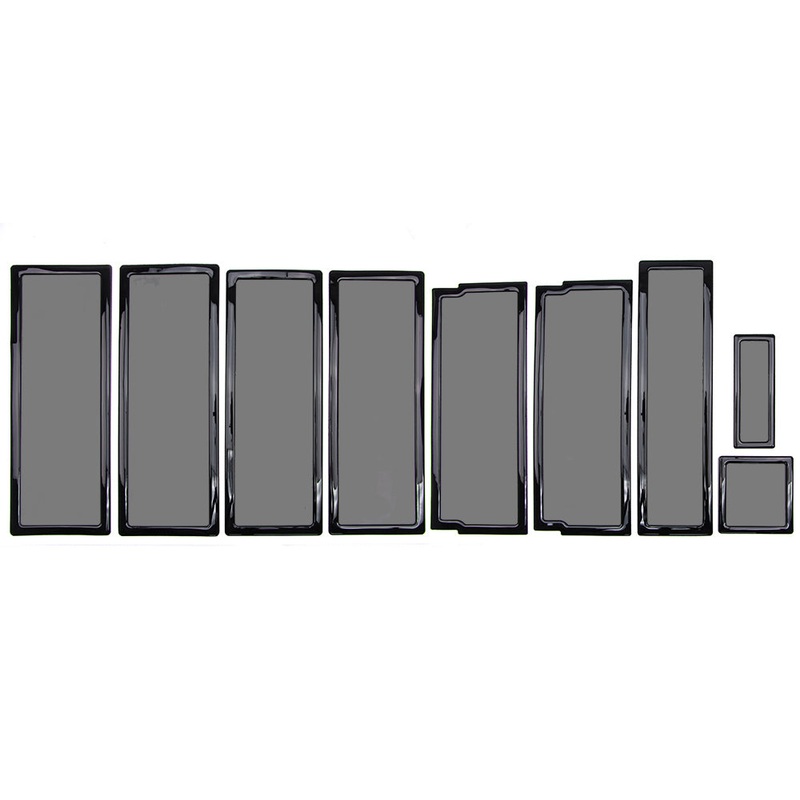 DEMCiflex Magnetic Fan Dust Filter – Custom 9 Piece Set for CaseLabs Magnum M8