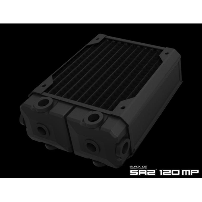 Hardware Labs Black Ice SR2 Multiport Black Carbon Radiator – 120mm