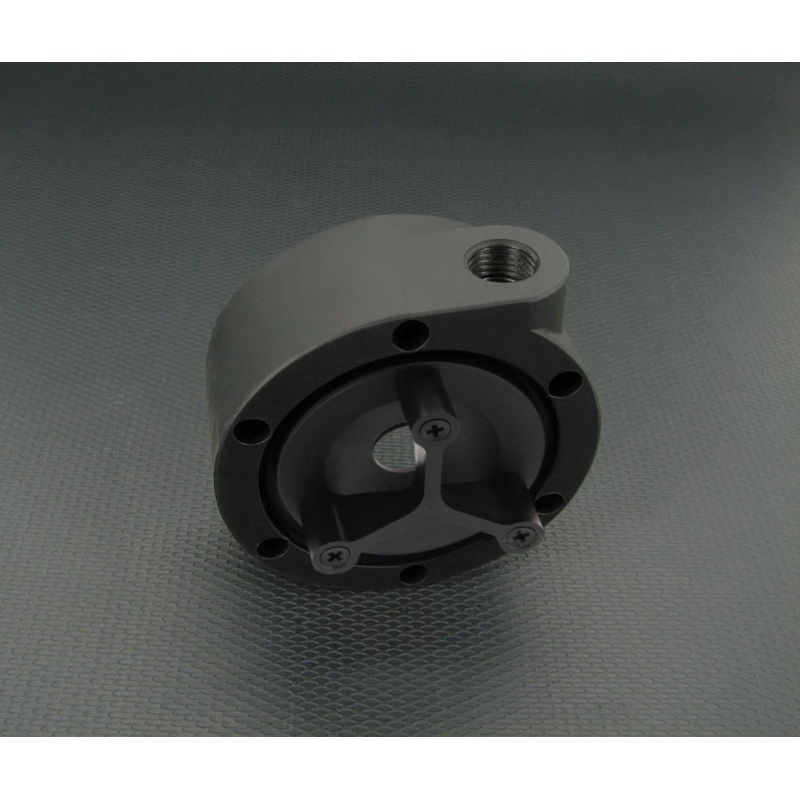 Monsoon MMRS End Cap with D5 Pump Mount – Black