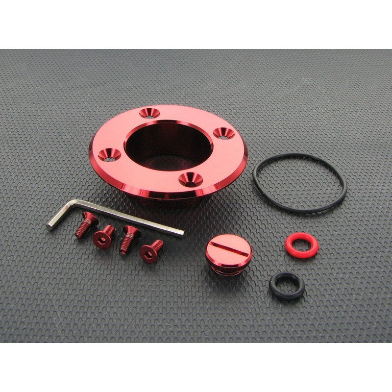 Monsoon MMRS Fill Drain Port Round Cap – Red