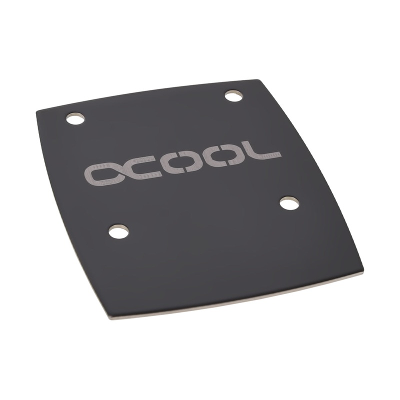 Alphacool NexXxos GPX Solo Cover Metal – Black Nickel
