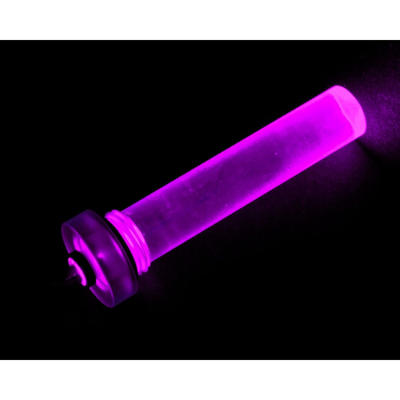 Primochill Clear PMMA Tower Plug 2 – Pink LED