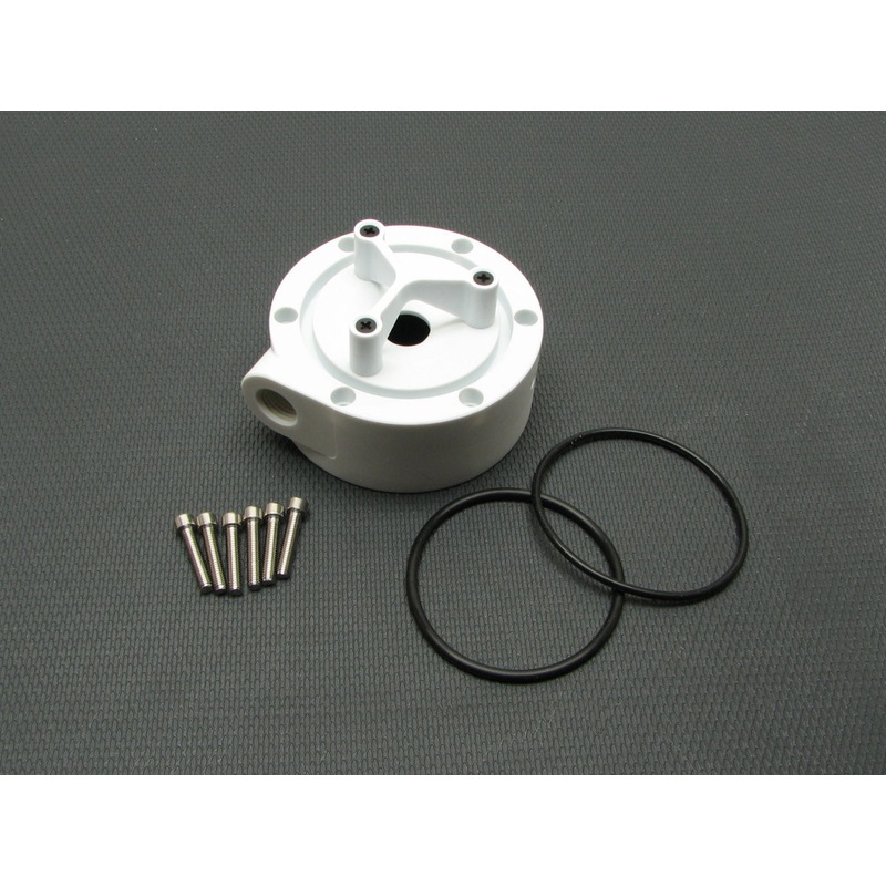 Monsoon MMRS End Cap with D5 Pump Mount – White