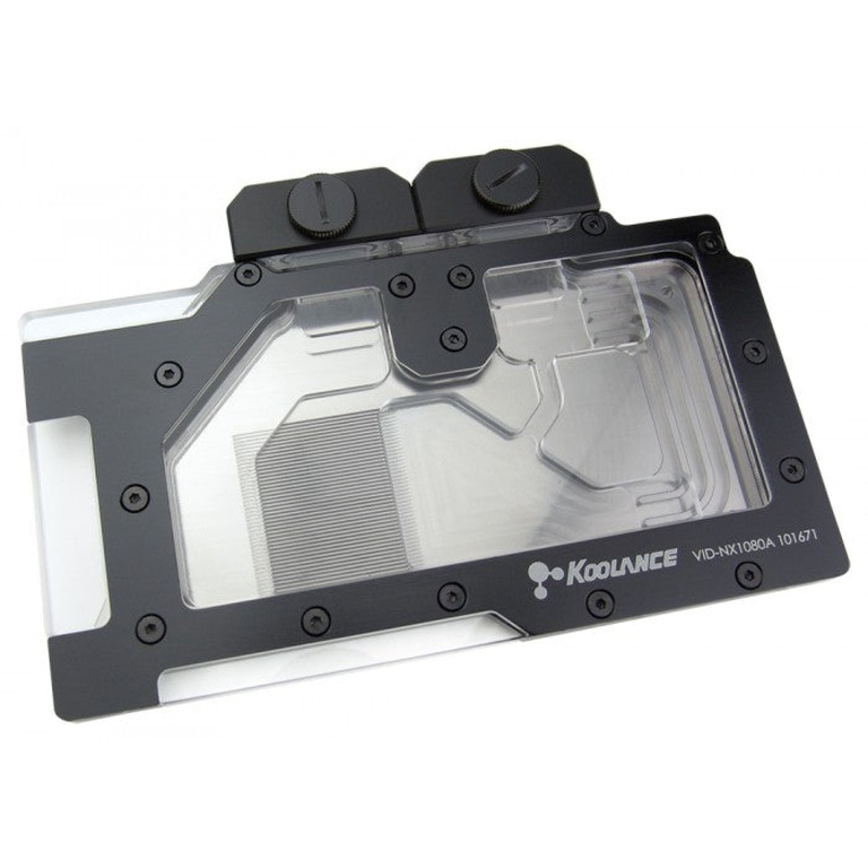 Koolance VID-NX1080 Water Block, Acrylic (NVIDIA GeForce GTX 1080 and 1070 Video Cards)