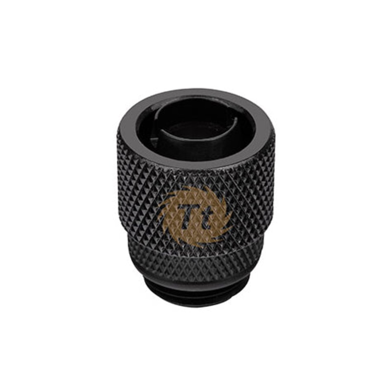 Thermaltake Pacific 3/8 ID x 1/2 OD Compression  Black – 6 Pack