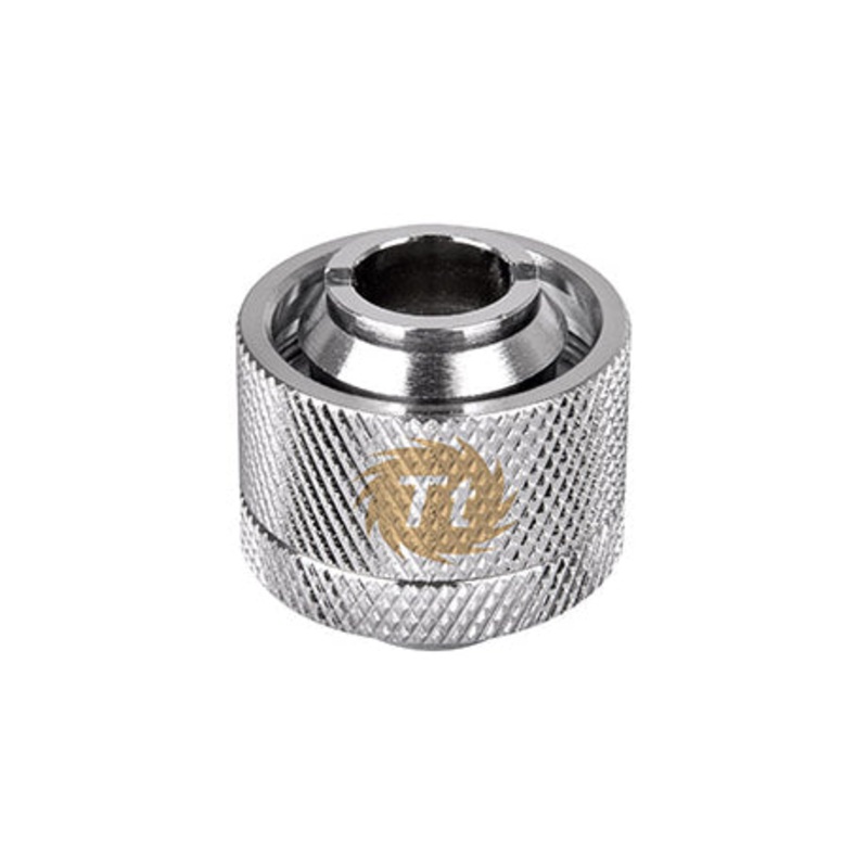 Thermaltake Pacific 3/8 ID x 5/8 OD Compression  Chrome – 6 Pack