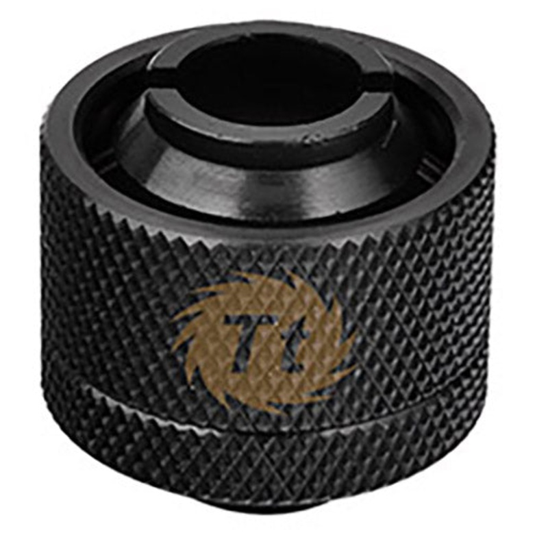 Thermaltake Pacific 1/2” ID x 3/4” OD Compression  Black – 6 Pack