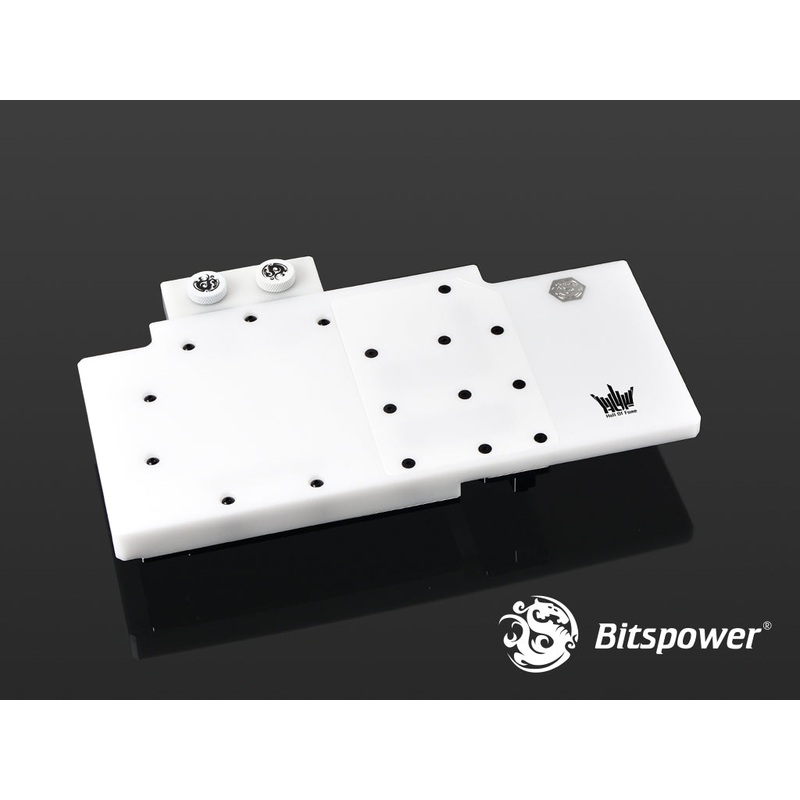 Bitspower GALAX GTX 1080 Ti HOF White Acrylic Designed for GALAX GTX 1080 Ti HOF VGA Card.