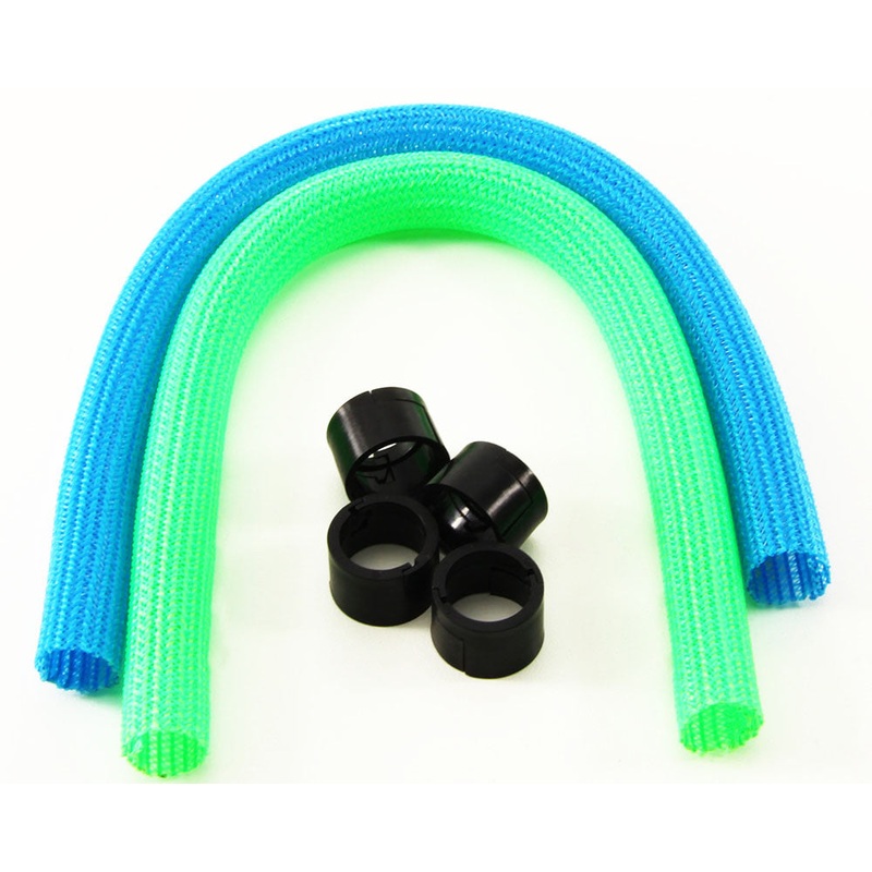 CABLEMOD AIO SLEEVING KIT SERIES 2 FOR NZXT KRAKEN / CORSAIR HYDRO PRO / EVGA CLC / EVGA GPU HYBRID – Light Blue/Light Green