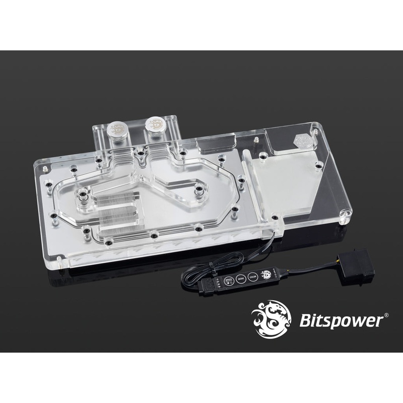 Bitpower VGA Block RX-VEGA64 RGB-Nickel-Acrylic