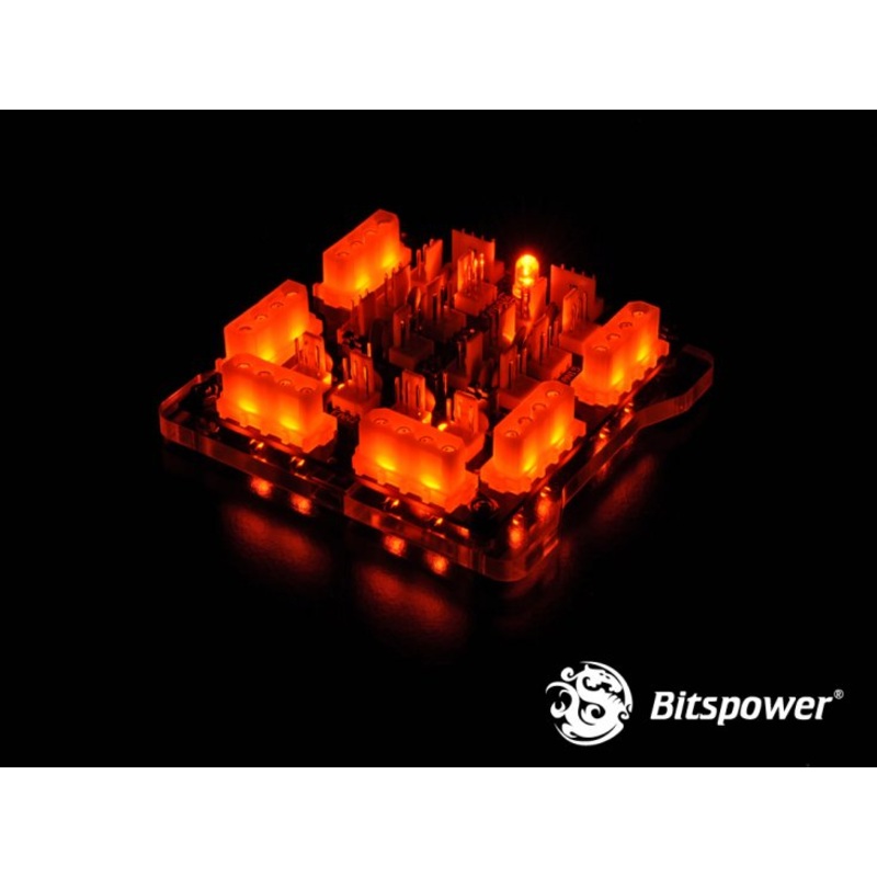 Bitspower X-Station Mini Power-Extension II Female Version – Orange