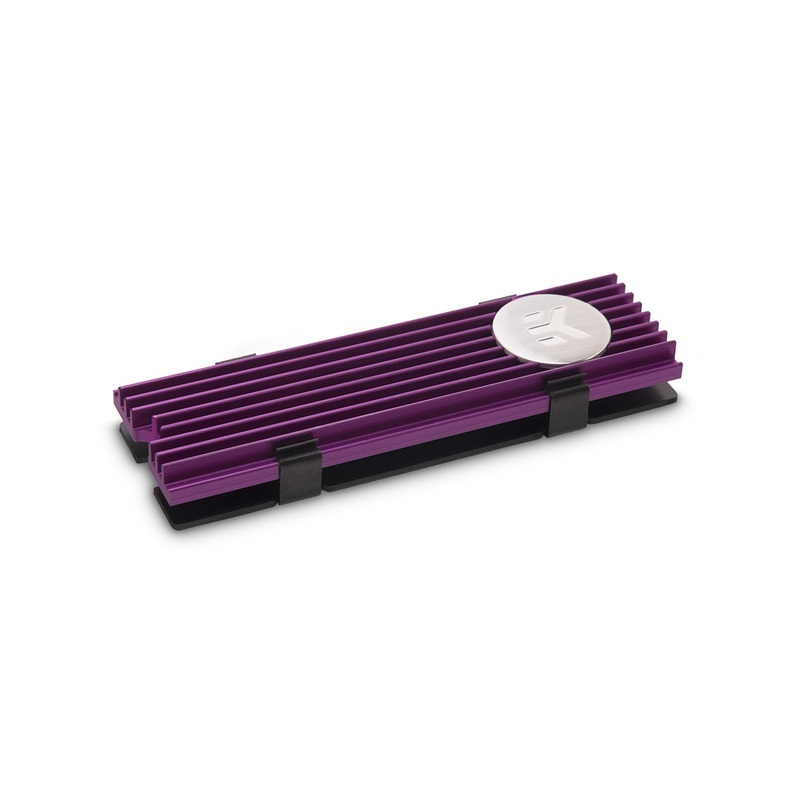 EK-M.2 NVMe Heatsink – Purple