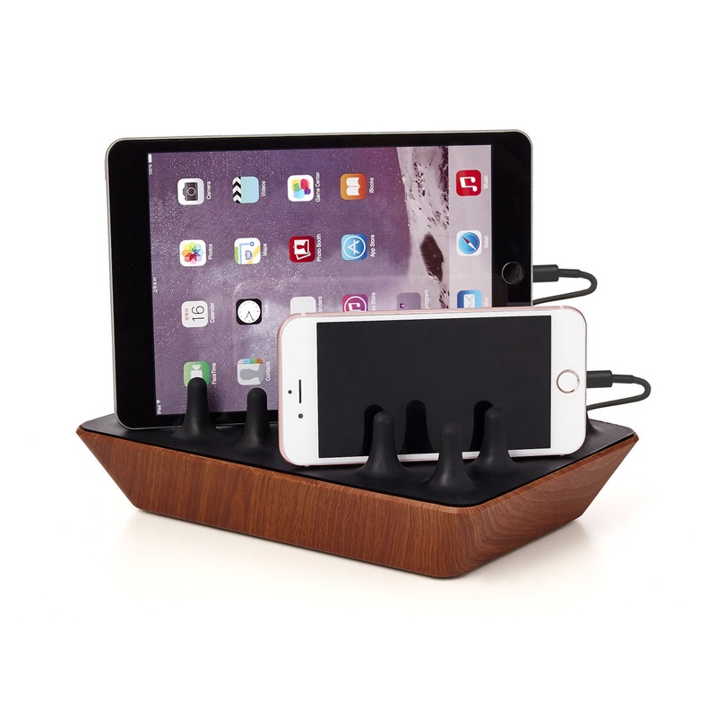 Gelid Solutions ZenTree USB Charging Station – Black Wooden Edition