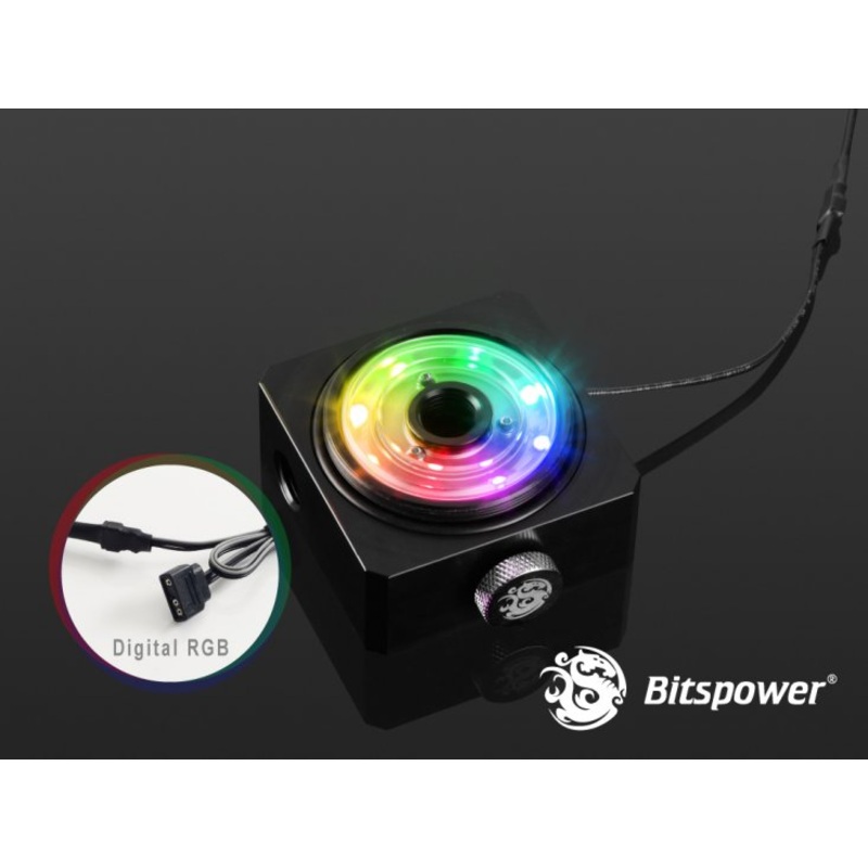 Bitspower DDC TOP Reservoir Adaptor Digital RGB