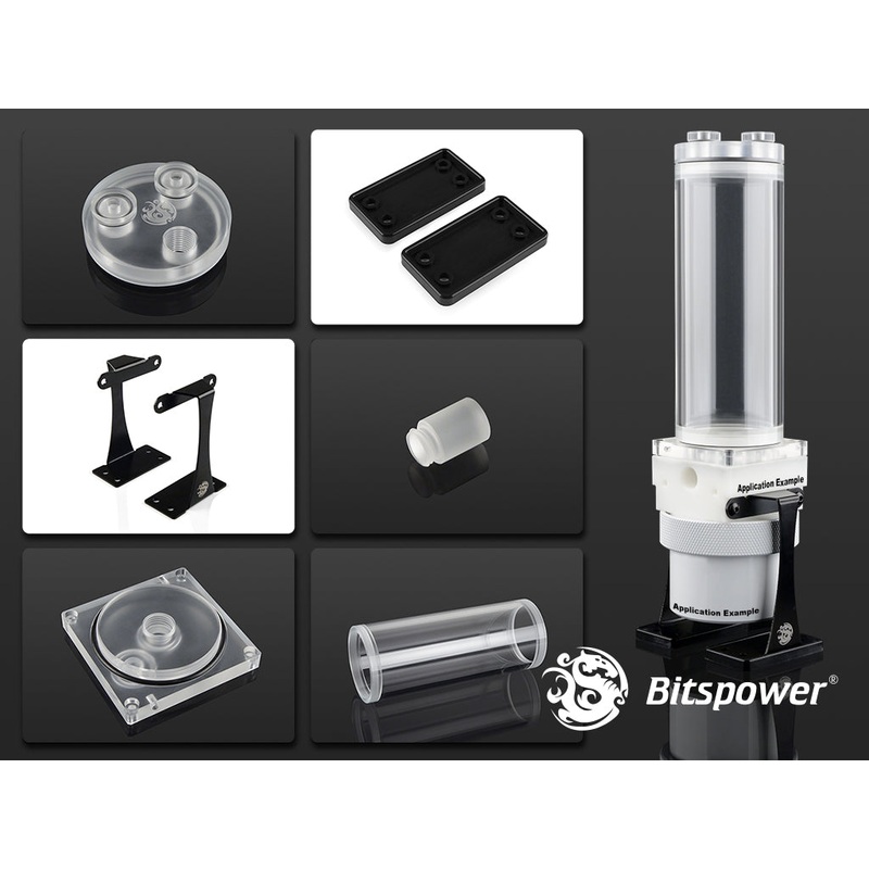 Bitspower Dual/Single D5 Top Upgrade Kit 150 Limited Edition Acrylic-Clear