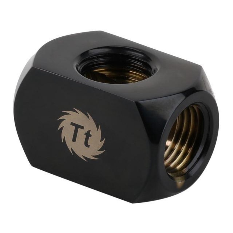Thermaltake Pacific 4-Way G1/4 Connector Block  Black