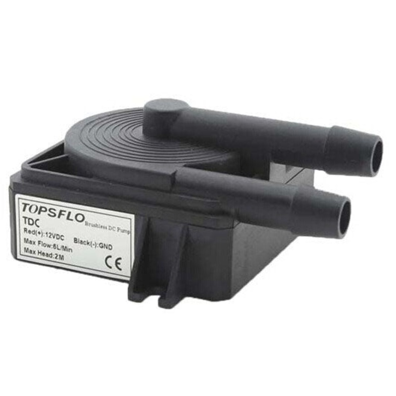 Topsflo TDC Silent DC Water Cooling Pump w/ 3/8 Barbs
