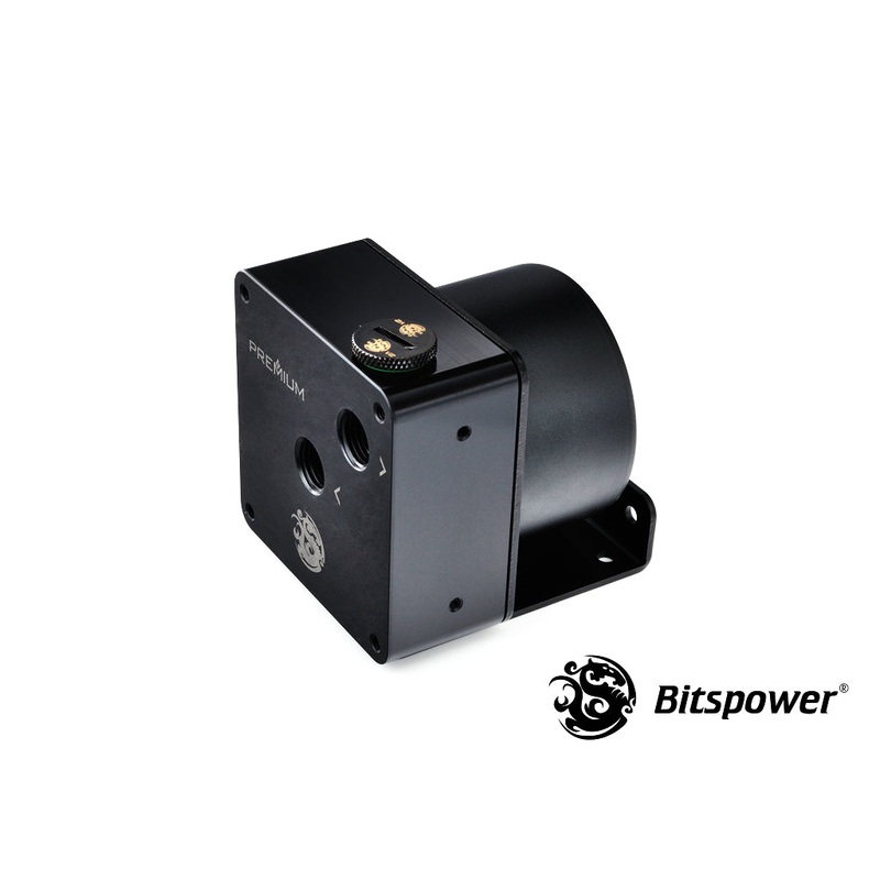 Bitspower Premium D5 MOD Top G1/4 (Abrasive Black / POM Version)