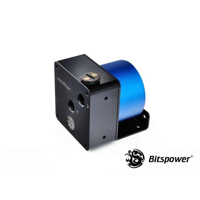 Bitspower Premium D5 MOD Top G1/4 (Abrasive Blue / POM Version)