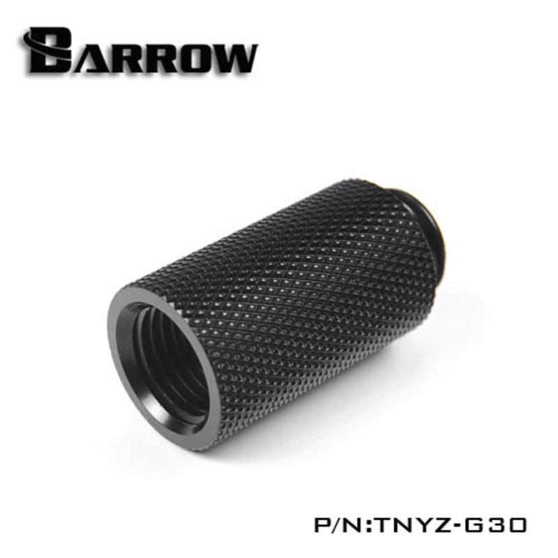 Barrow G1/4 30mm Male to Female Extension Fitting – Black