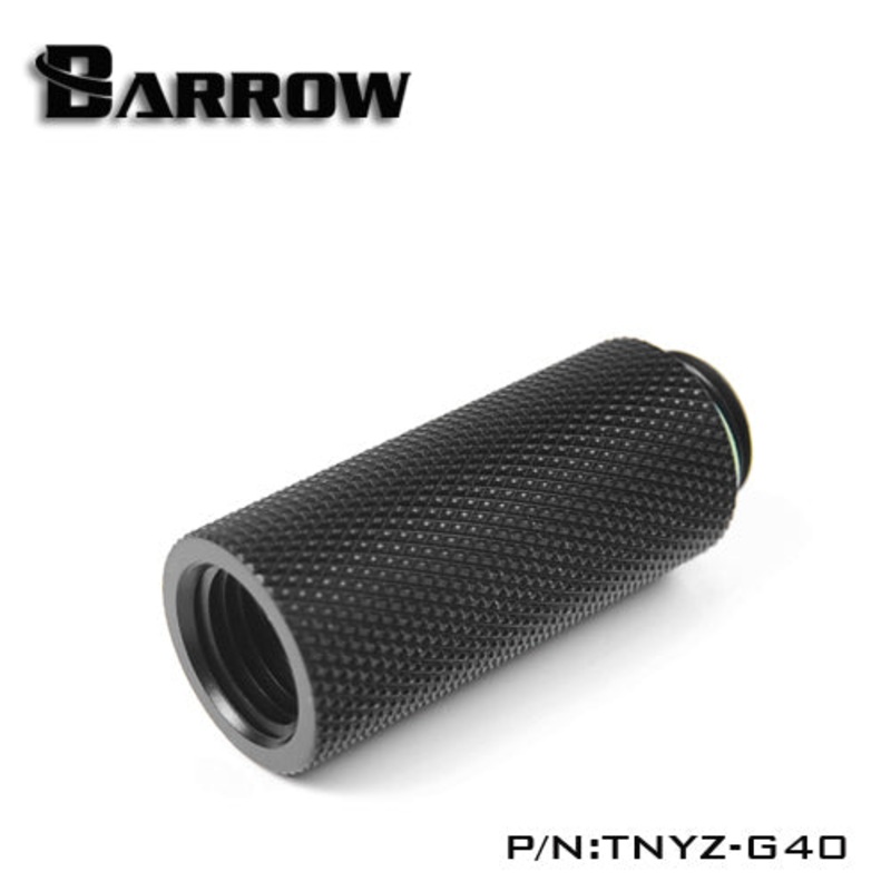 Barrow G1/4 40mm Male to Female Extension Fitting – Black