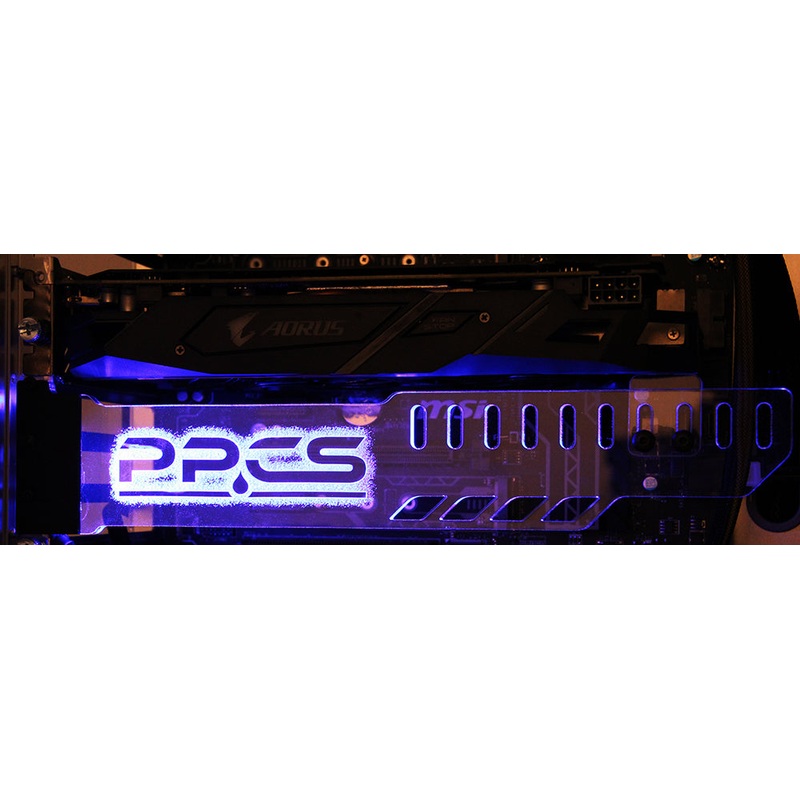PPCS Custom RGB LED GPU Anti-Sag Bracket