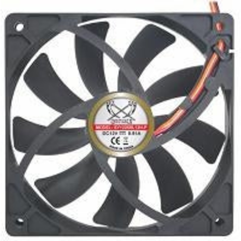 Scythe 120x25mm SlipStream PWM SY1225SL12HP 110 CFM – Sleeved