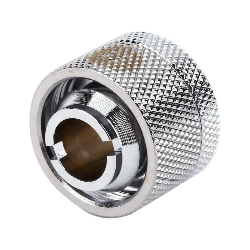 Thermaltake Pacific 1/2” ID x 3/4” OD Compression  Chrome