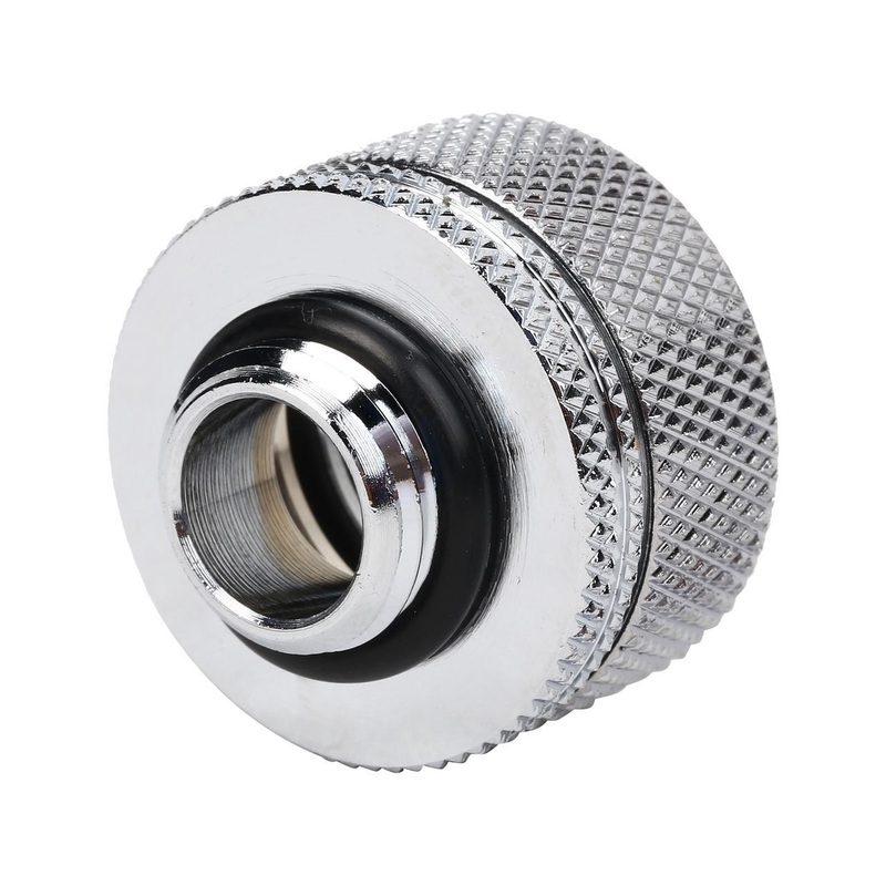 Thermaltake Pacific 3/8” ID x 5/8” OD Compression  Chrome