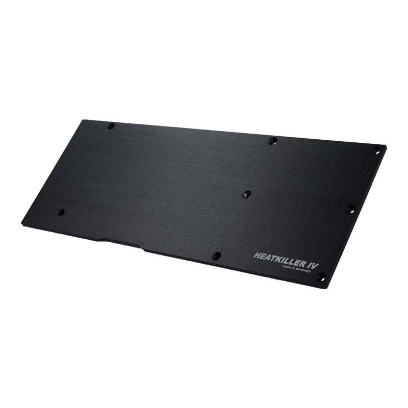Watercool HEATKILLER IV eBC – Backplate for TITAN V – Black