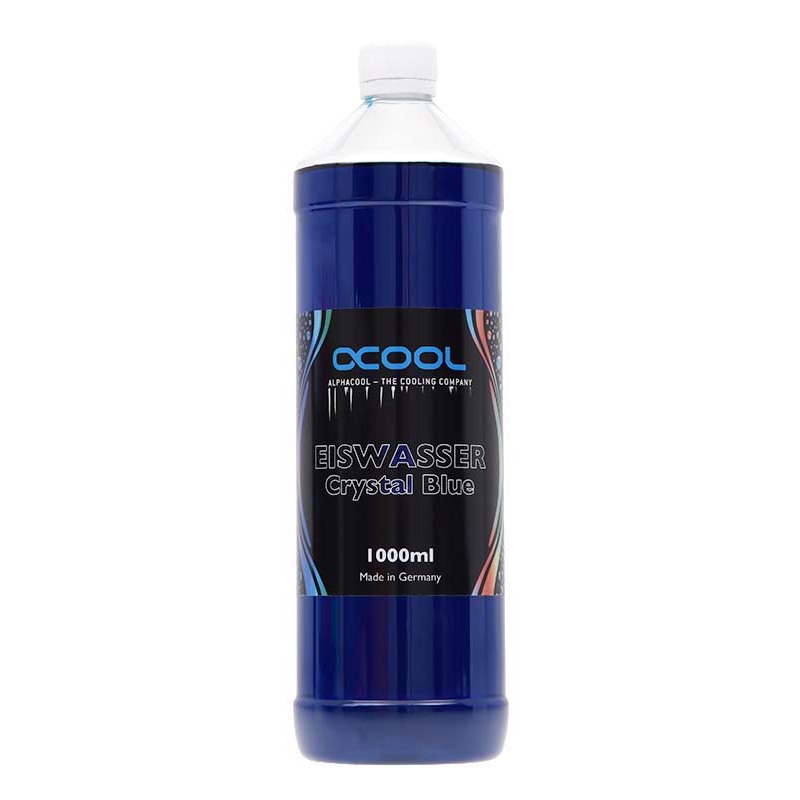 Alphacool Eiswasser Crystal Blue UV-active premixed coolant 1000ml