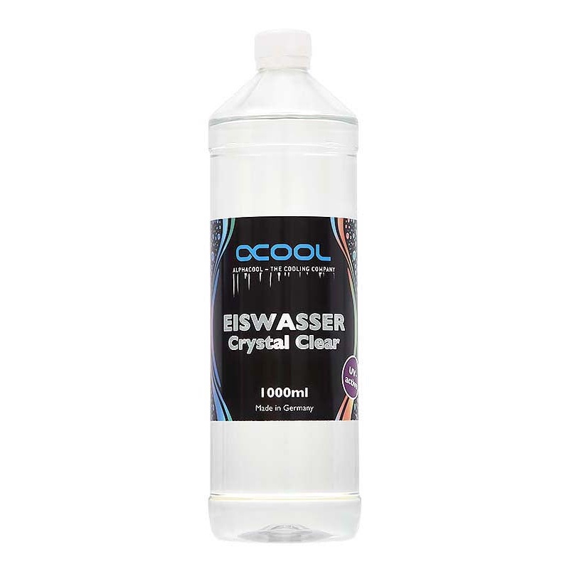 Alphacool Eiswasser Crystal Clear UV-active premixed coolant 1000ml